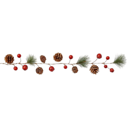 Marco Paul Berry and Acorn LED Light Up Christmas Garland 200cm