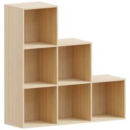 Vida Designs Durham 6 Oak Cube Staircase Storage Unit - thumbnail 2