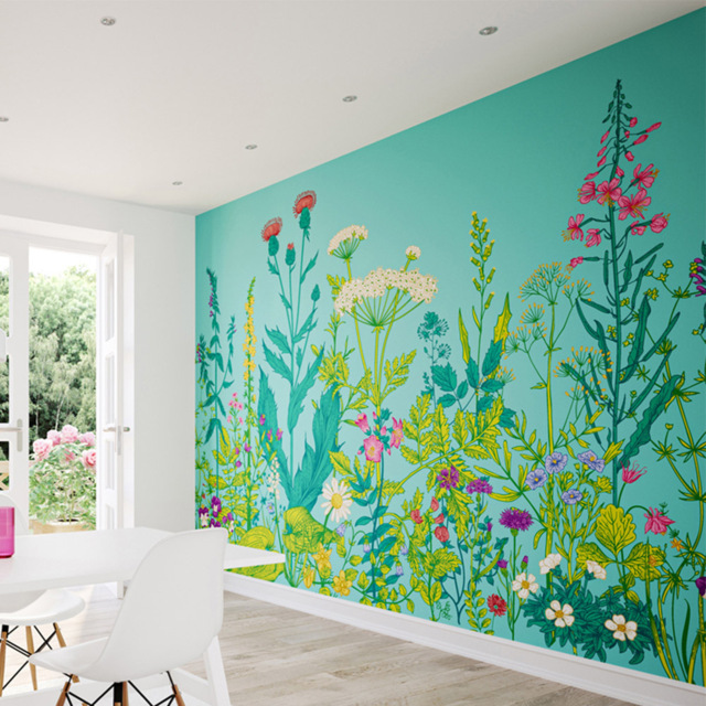 Origin Murals Botanical Fleur Multicolour Wall Mural - image 1