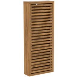 Homebase Flexi Storage Erik Mango Wood Effect 3 Door Slatted Consealed Shoe Cabinet - thumbnail 2