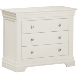 Seconique Bordeaux 3 Drawer Ivory Storage Chest - thumbnail 2