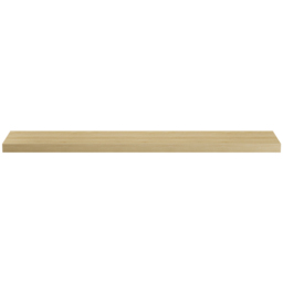 Homebase 120cm 2 Pack Light Oak Effect Floating Shelf - thumbnail 3