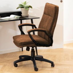 Florence Brad Brown Swivel Chair