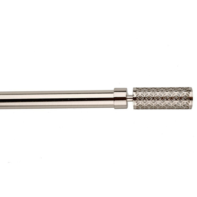 Geo 170cm Silver Curtain Pole