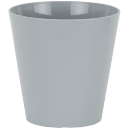 Wham Studio Cool Grey Round Plastic Planter 16cm 4 Pack - thumbnail 3