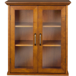 Teamson Home Avery Oil Oak 2 Door Removable Wall Cabinet - thumbnail 2