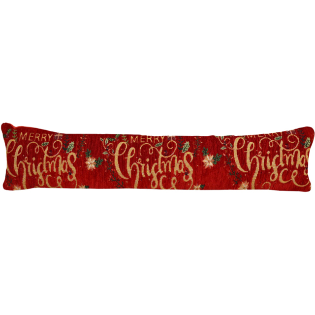 Noel Square Multicolour Floral Merry Xmas Draught Excluder - image 1