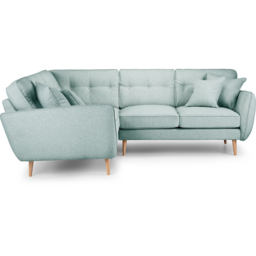 Opry Faro 4 Seater Button Back Aqua Right Hand Corner Sofa - thumbnail 3
