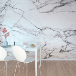 Origin Murals Marble White Wall Mural