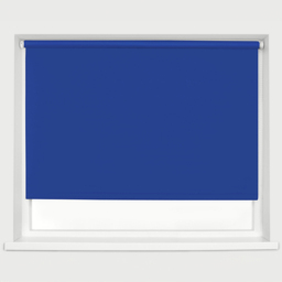 Caecus Blackout Roller Blinds Electric Blue 120cm x 120cm
