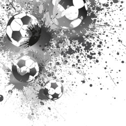 Origin Murals Football Splash Grey Wall Mural - thumbnail 2