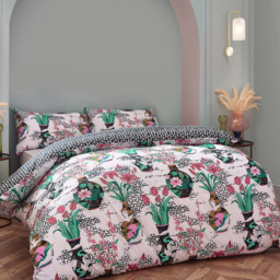 furn. Ishiko Double Multicolour Floral Duvet Cover Set