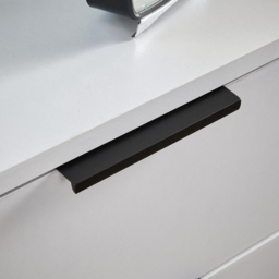 Home Source Phoenix White 3 Drawer Bedside Storage Table - thumbnail 4