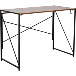 Home Source Brampton Dark Oak Folding Computer Desk - thumbnail 2