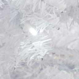 The Christmas Workshop Pre-Lit Slim Line Christmas Tree White 6ft - thumbnail 3