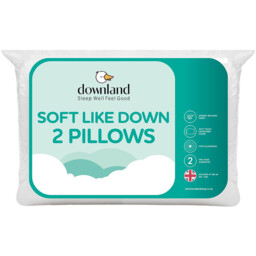 Downland Soft Like Down Pillow Pair White