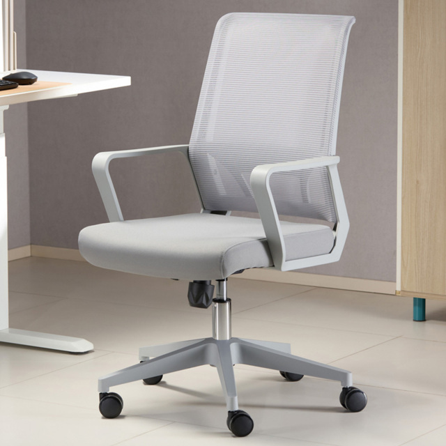 TTAP Cambridge Mesh Grey Swivel Office Chair - image 1