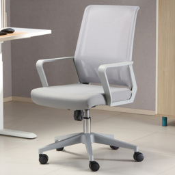TTAP Cambridge Mesh Grey Swivel Office Chair