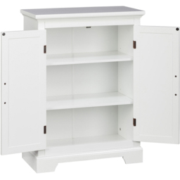 Teamson Home St James White 2 Door Freestanding Floor Cabinet - thumbnail 3