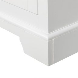 Teamson Home St James White 2 Door Freestanding Floor Cabinet - thumbnail 4
