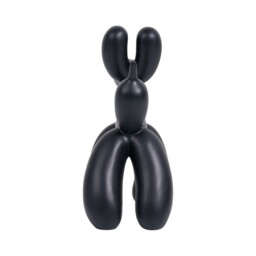 Black Balloon Dog Ornament - thumbnail 3
