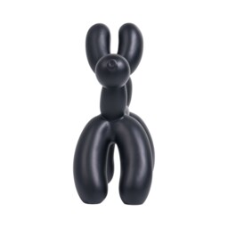 Black Balloon Dog Ornament - thumbnail 2