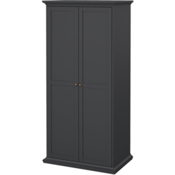 Florence Paris 2 Door Matt Grey Wardrobe - thumbnail 3
