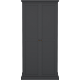 Florence Paris 2 Door Matt Grey Wardrobe - thumbnail 4