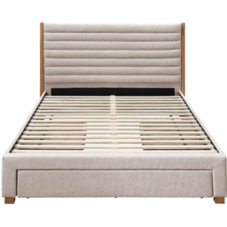 Birlea Arabella Grey King Size Velvet 3 Drawer Bed with Tufted Headboard - thumbnail 3