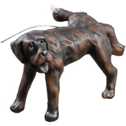 Dog Spitter Ornament Brown - thumbnail 1
