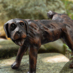 Dog Spitter Ornament Brown - thumbnail 3