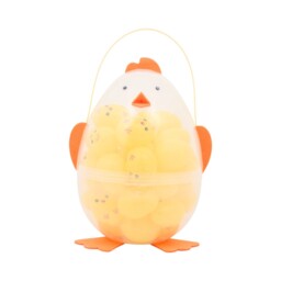 Pack of 36 Fillable Chick Eggs Yellow - thumbnail 1