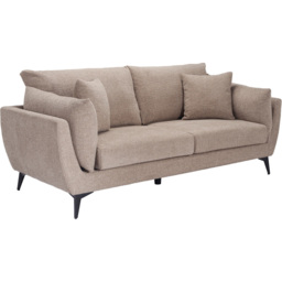 LPD Home Carter Taupe 3 Seater Sofa - thumbnail 2