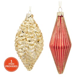 Single Sleigh Bells Ring Glittery Traditional Droplet in Assorted styles - thumbnail 4