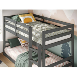 Flair Shasha Low Grey Wooden Bunk Bed - thumbnail 2