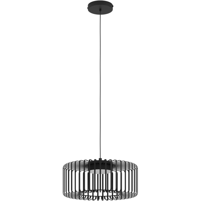 EGLO Ginestrone-Z Black Steel RGB LED Pendant Light - image 1