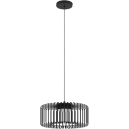 EGLO Ginestrone-Z Black Steel RGB LED Pendant Light - thumbnail 1