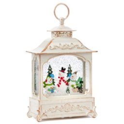 Samuel Alexander Snowman Wonderland Lantern Christmas Decoration 28cm