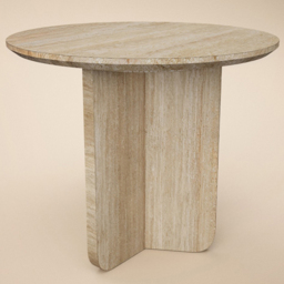 SOLACE+CO Aven Sintered Stone Effect Side Table - thumbnail 2