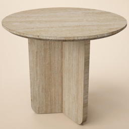 SOLACE+CO Aven Sintered Stone Effect Side Table - thumbnail 3