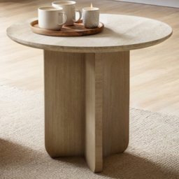 SOLACE+CO Aven Sintered Stone Effect Side Table