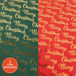 Single Jonas & James Luxury Merry Christmas Gift Wrap in Assorted styles - thumbnail 1