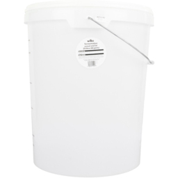 White Fermenting Bin and Lid 25L - thumbnail 2