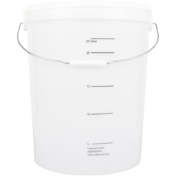 White Fermenting Bin and Lid 25L - thumbnail 1