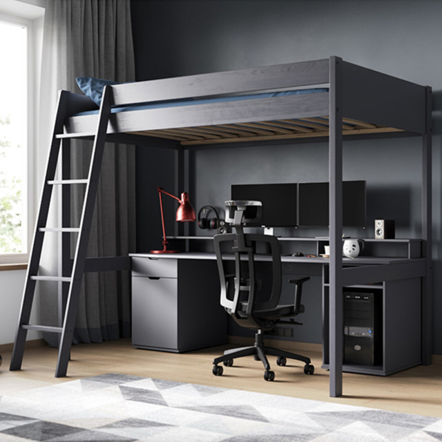 Noomi Tera Grey Small Double Gaming High Sleeper - image 1