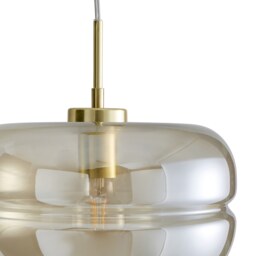 Fleur Glass Pendant - Champagne - thumbnail 4