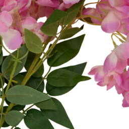 Mauve Wisteria Blossom Single Stem Artificial Flower 110cm - thumbnail 2