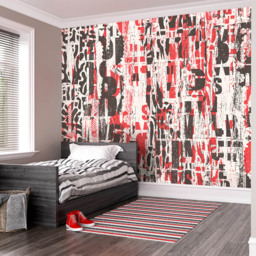 Origin Murals Letterpress Graffiti Multi Wall Mural - thumbnail 3
