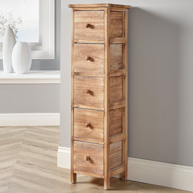 Home Source Canterbury 5 Drawer Chest of Drawer - image 1