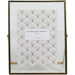 Lyla Gold Easel 7 x 5 inch Photo Frame - thumbnail 1